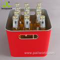 rectangle beer tin ice buckets cooler for sale